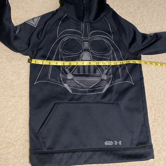 🔆3/$25🔆 Kids (Youth) Under Armour Black Star Wars Hoodie - Picture 6 of 7
